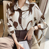 Long Sleeve Shirt Women's Printed Temperament