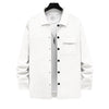 Men's Retro Casual Jacquard Knitted Lapel Shirt Jacket