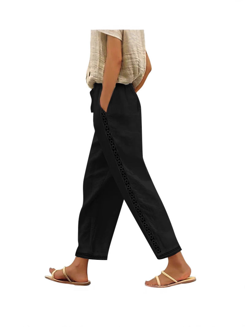 Beauty Clothing Loose Wide-leg Pants Casual