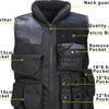 Tactical Vest Black Mens Military Hunting Vest