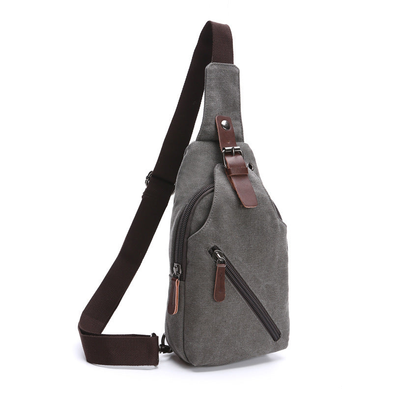 Canvas Chest Pack For Shoulder Or Crossbody Wear