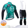 Men's Long-sleeved Cycling Wear With Pedals