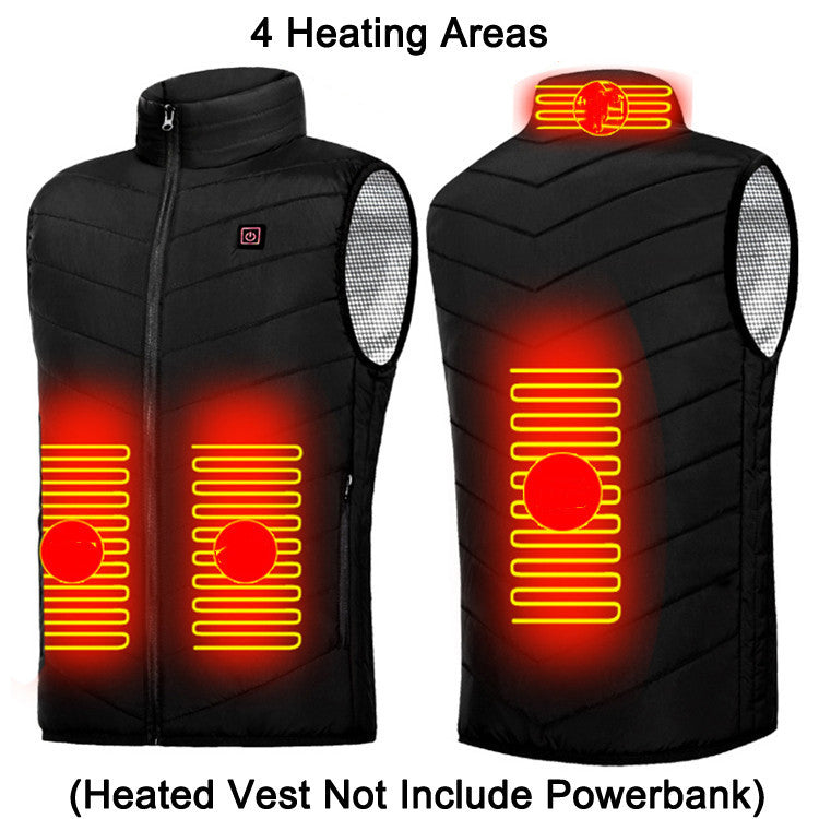 Winter USB Heating Jacket Men's And Women's Fashion Hunting Warm Clothing