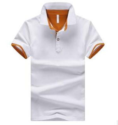 Mens Stand Collar Polo Shirt