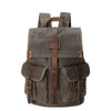 Men's Oil Wax Canvas Vintage Travel Backpack