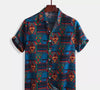 Beach shirt printed shirt men