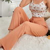 Ladies' Homewear Suspender Trousers Casual And Comfortable Pajamas Suit