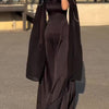 Round Neck Belted Maxi Dress