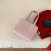 Small Square Shoulder Bag Women Simple Frosted Handbag