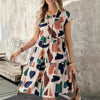 Fashion Casual Multicolor Printed Women's Dress