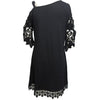 Ladies' Solid Color Off Shoulder Tassel Design Fashionable Dress