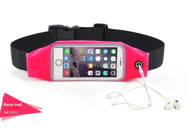 Outdoor Sports Waist Bag Touch Screen Anti-theft