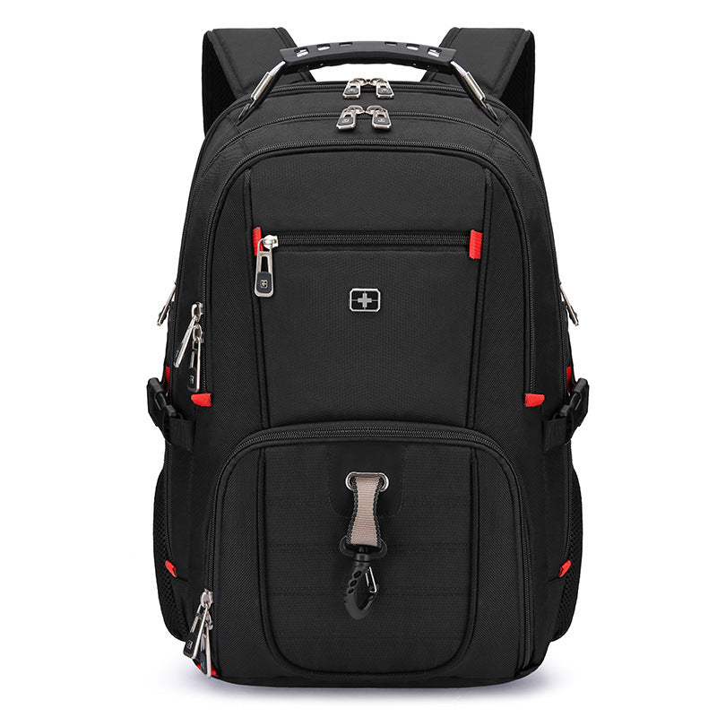 Computer Backpack Large Capacity 1680D Waterproof Multifunctional Shoulder Bag