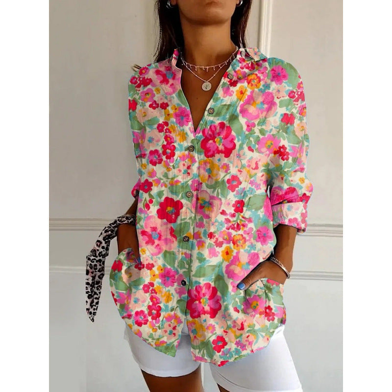 Summer European And American Trendy Long Sleeve Shirt