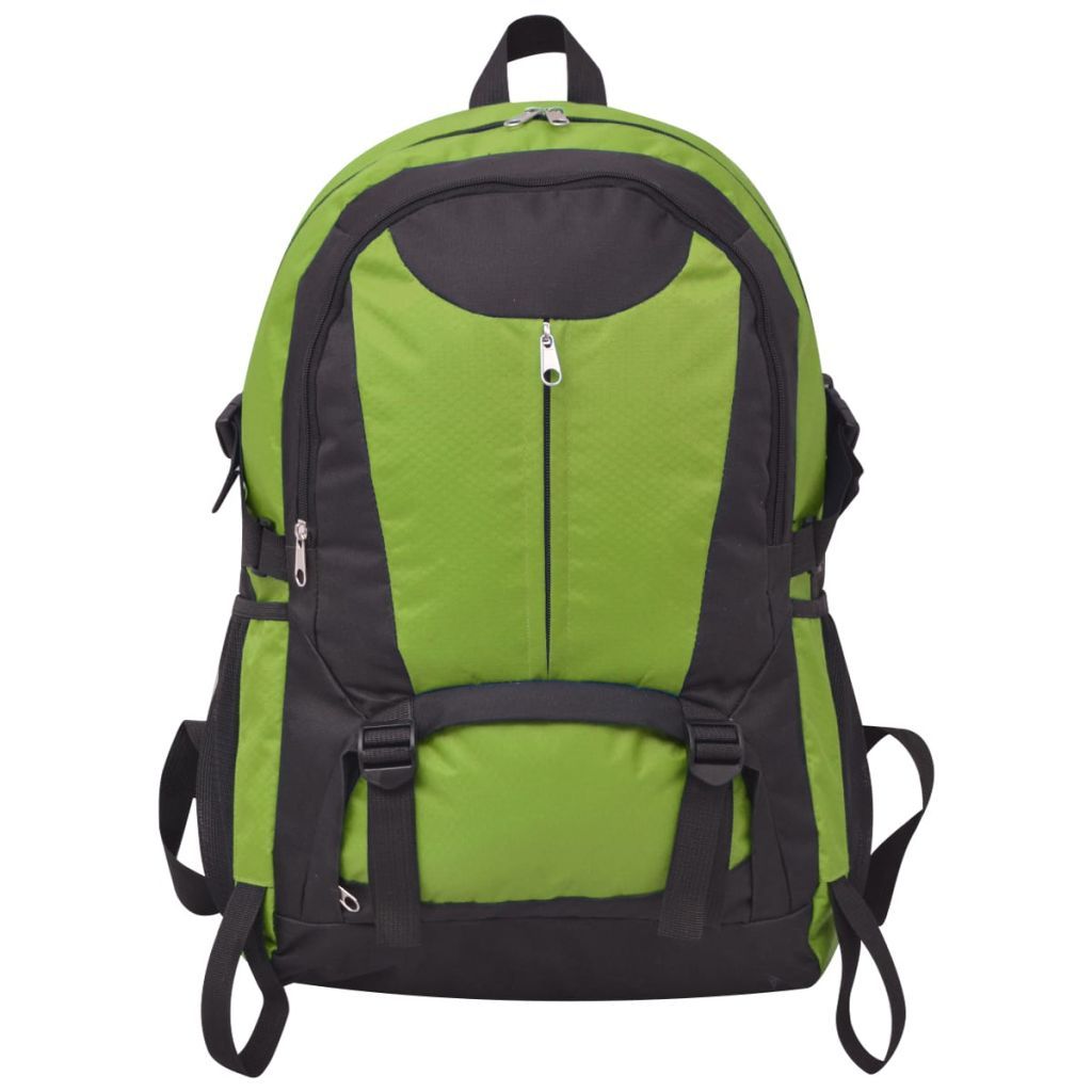 vidaXL Hiking Backpack 40 L Black and Green