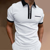 Men's Lapel Fashion Slim Pocket Men's T-Shirt POLO Shirt