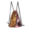 Mermaid sequin sports bag drawstring backpack