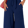 High Waist Slim-fit Wide-legged Pants Suit