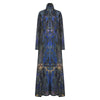 Women's Long-sleeved Cardigan Printed Dress