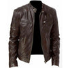 PU Leather Jacket Slim Leather Jacket