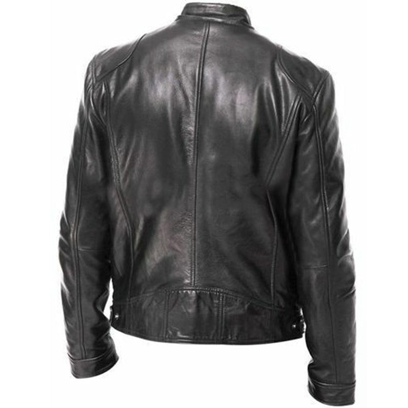 PU Leather Jacket Slim Leather Jacket