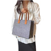 Large Capacity High-end Tote Bag Felt Bag Personalized Simple Shopping