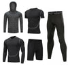 New 5-piece quick drying suit for leisure sports gym