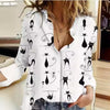 Women's Printed Casual Long Sleeve Shirt