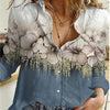 Women's Printed Casual Long Sleeve Shirt