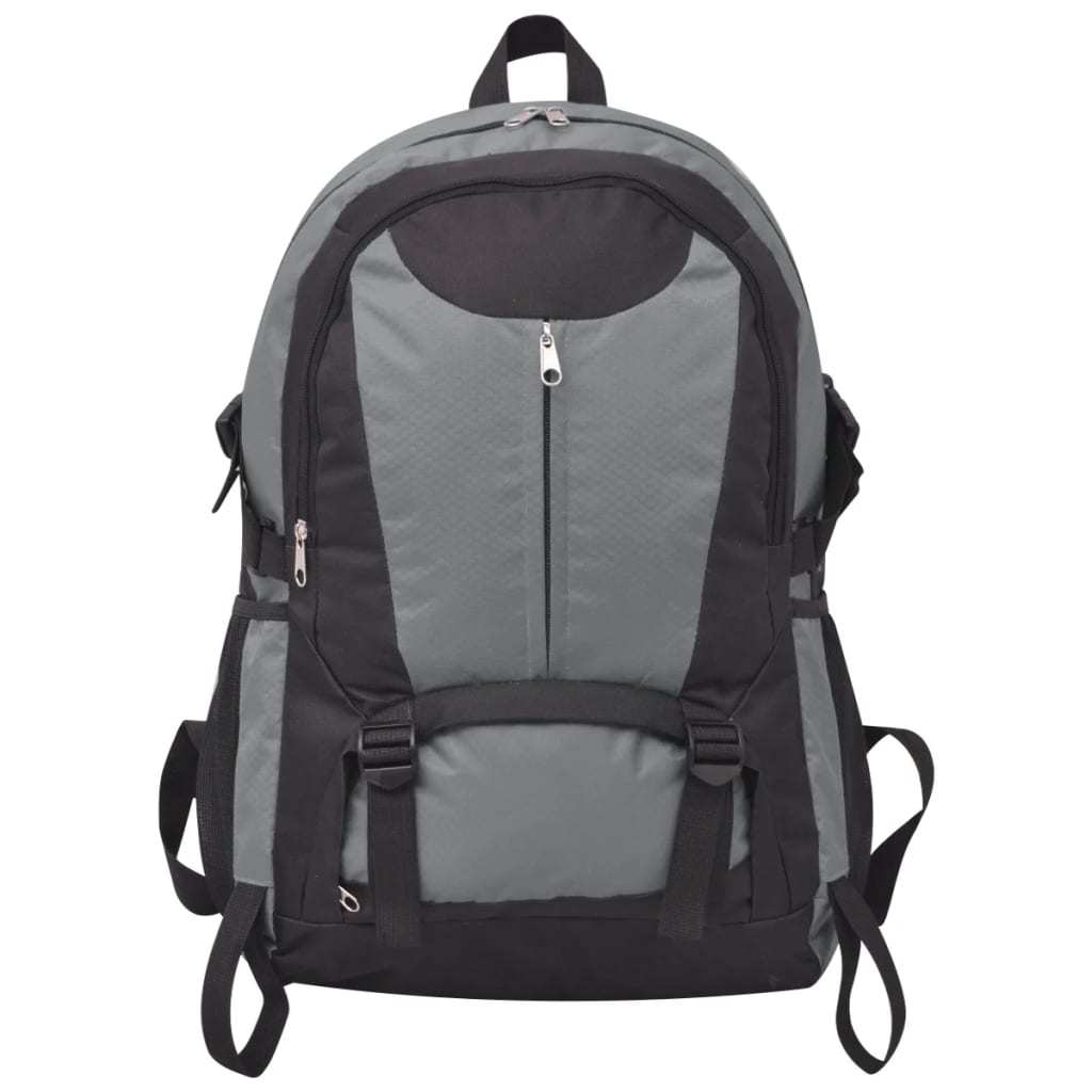 vidaXL Hiking Backpack 40 L Black and Grey