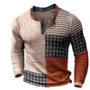 Men's 3D Printing Casual Retro Long Sleeve Top