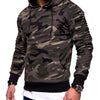 Men's Hoodie Striped Pleated Raglan Sleeve Hoodie