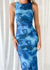 Women's Printed Slim Fit Waist-controlled Slimming Dress