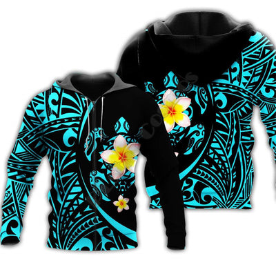 Printed Hoodie Turtle Print Hoodie 3D Zipper Hoodie