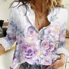 Women's Printed Casual Long Sleeve Shirt