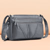 Soft Leather Textured Crossbody Bag