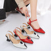 High Heel Women's Color Matching Fashion Sandals