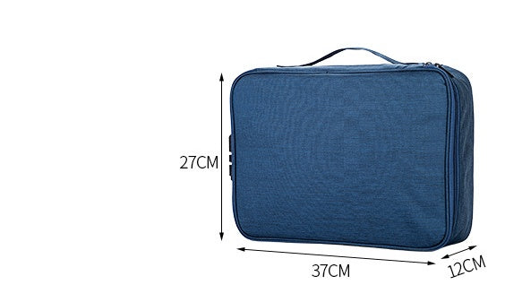 Multifunctional travel document storage bag