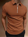 New Men's Casual Short Sleeve Digital Print POLO Shirt