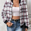 Fashionable All-matching Women's Retro Plaid Coat