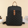 New Fashion Retro Fish Pattern Simple Backpack Large Capacity