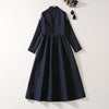 Retro High-end Embroidery Light Luxury Host Dress