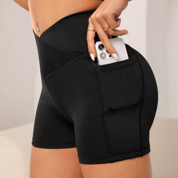 European And American Sports Yoga Primer Shorts