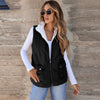 Fashion Pure Color Warm Keeping Double-sided Vest For Women