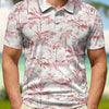 Men's Print Breathable Fashion Polo Shirt Top