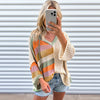 Summer New Pullover V-neck Sweater Women's Casual All-matching