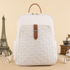 New Fashion Retro Fish Pattern Simple Backpack Large Capacity