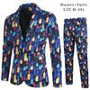 Digital New Print Leisure Suits For Men Two-piece Set