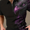 Men's Print Breathable Fashion Polo Shirt Top