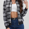 Fashionable All-matching Women's Retro Plaid Coat